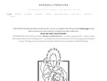 Tablet Screenshot of dragonliterature.com